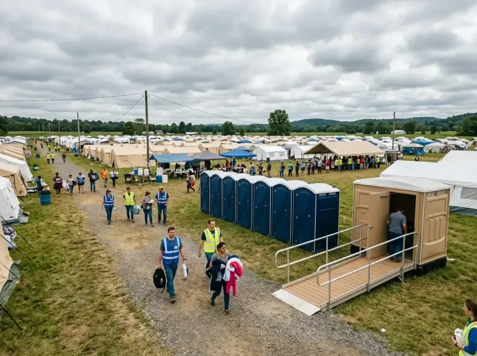 disaster-relief-camp-restrooms-010 — frequently asked questions, Dumpster & Portable Bathrooms Rental in Myrtle Grove, NC